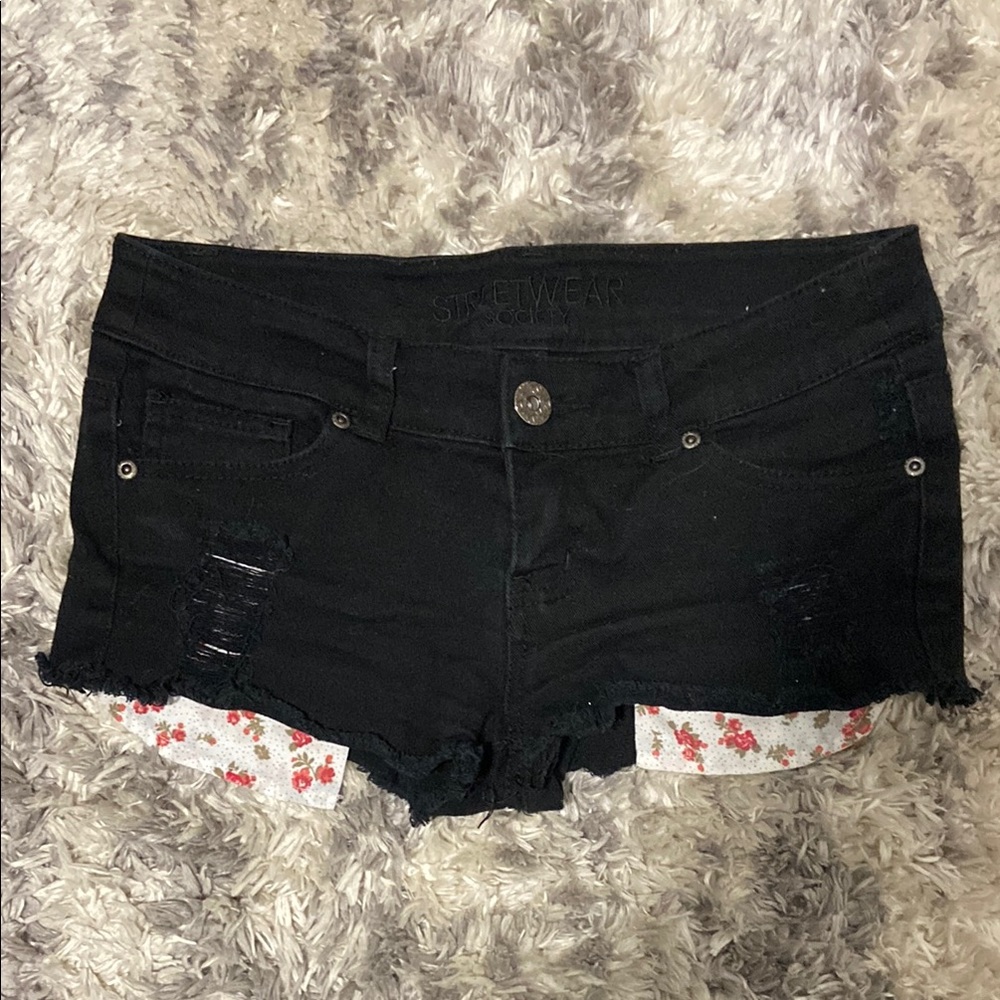 Streetwear Society Black Women's Shorts